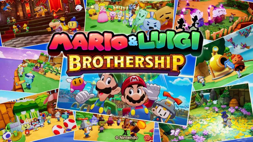 Mario and Luigi Brothership Switch NSP screenshot