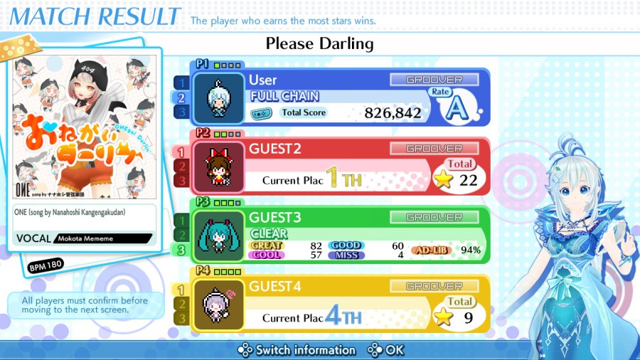 Download Groove Coaster Wai Wai Party! NSP screenshot