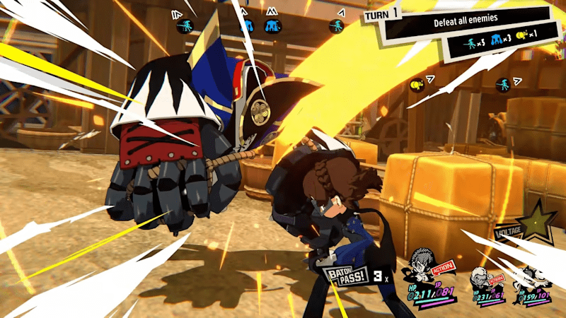 Persona 5 Tactica screenshot