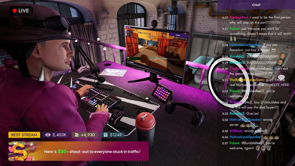 STREAMER SIMULATOR Switch NSP screenshot