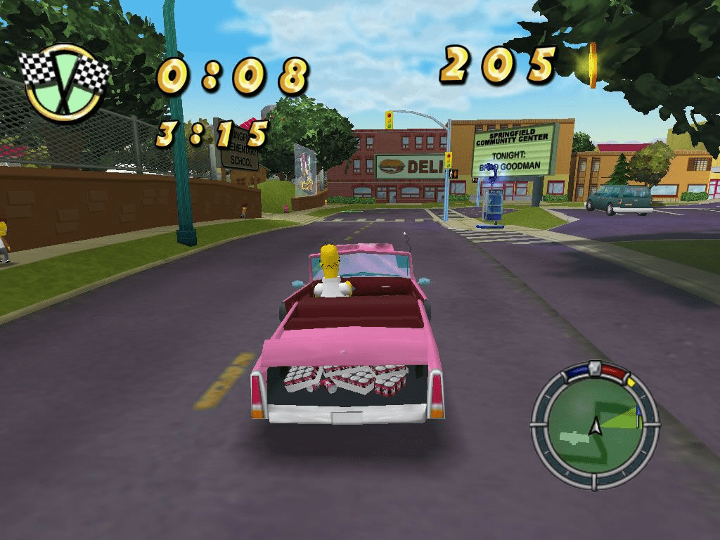 The Simpsons: Hit & Run Switch NSP screenshot