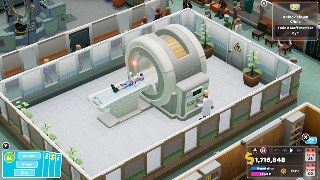 Two Point Hospital Switch NSP screenshot