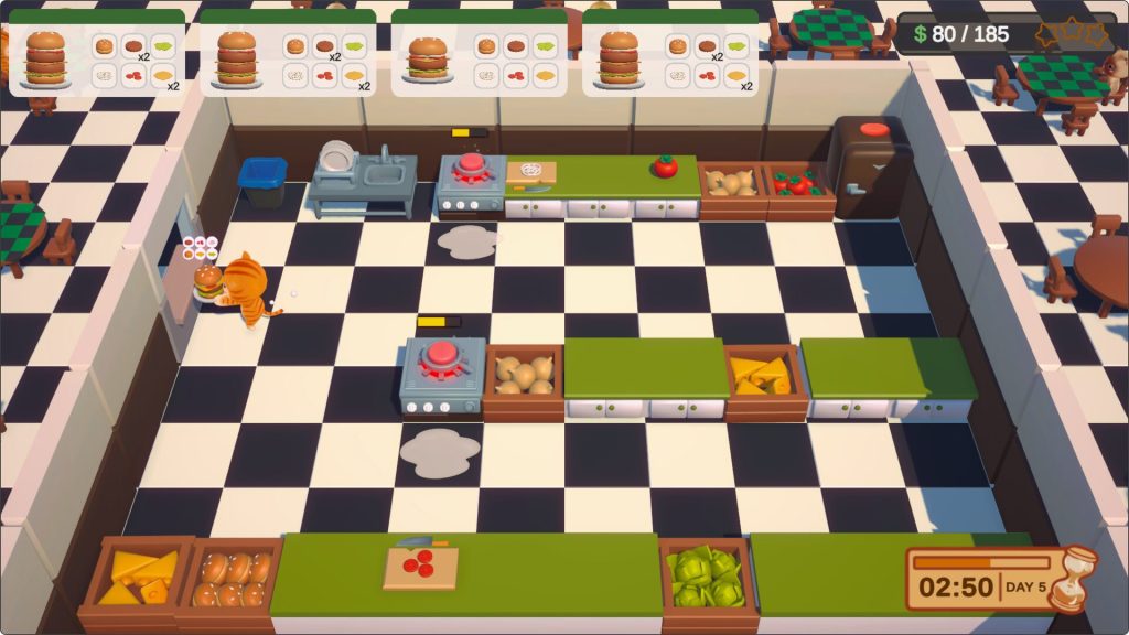 Download Cooking Cat-Astrophe NSP Game screenshot