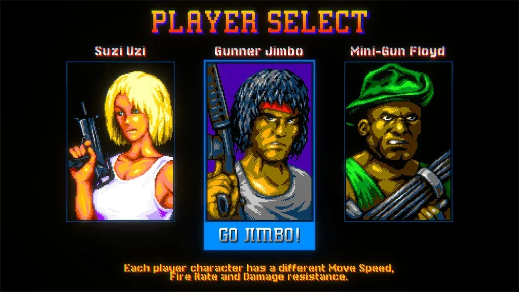 Download Machine Gun Fury NSP Full Game screenshot