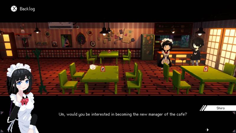 Download Maid Cafe on Electric Street NSP Game screenshot