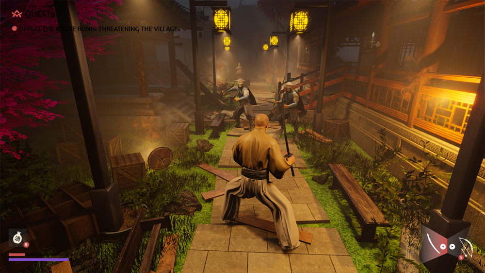 Download Samurai Simulator Kensei Warrior NSP Game screenshot
