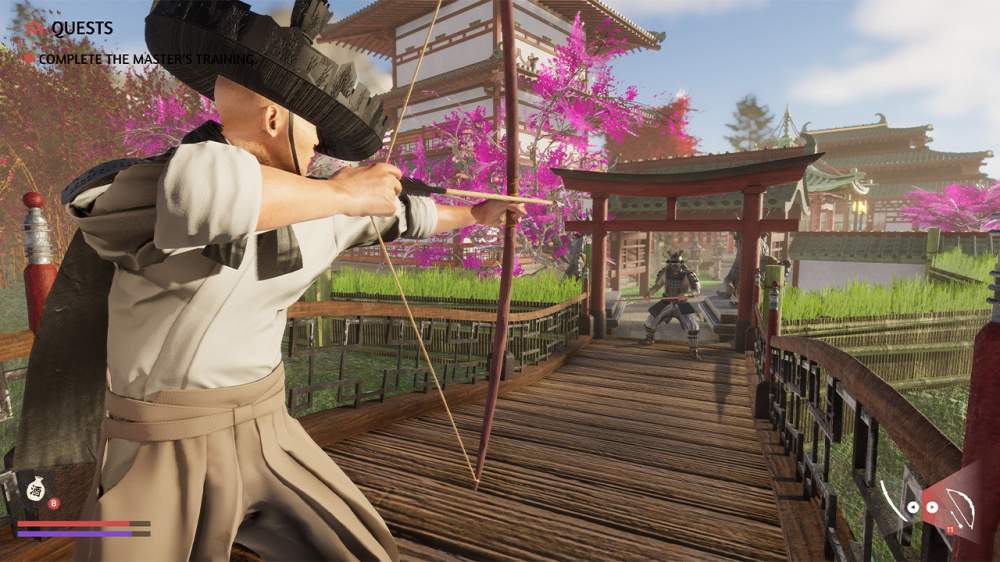 Download Samurai Simulator Kensei Warrior NSP Game screenshot