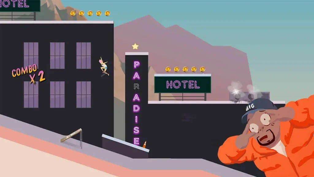 Skate Bums NSP XCI ROM screenshot