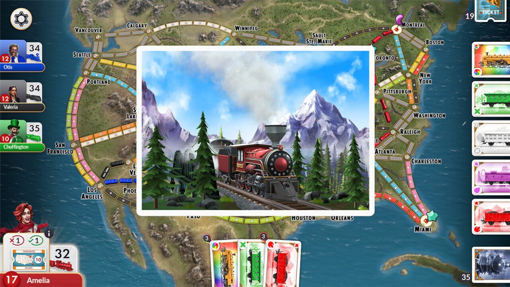 Download Ticket to Ride NSP Game screenshot