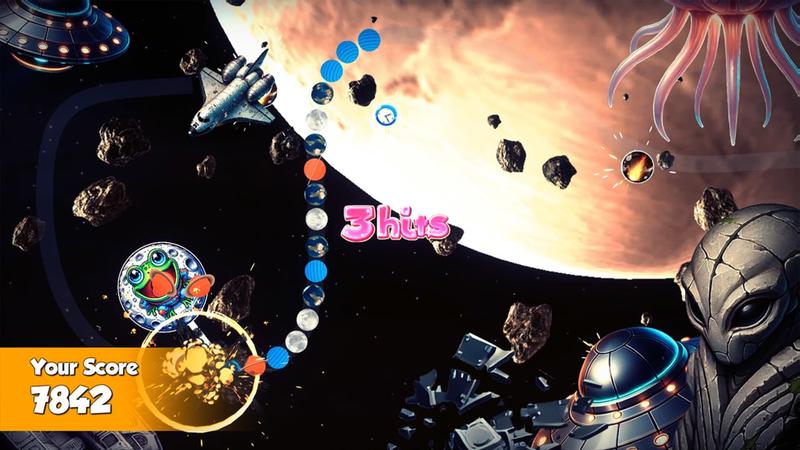Download Zumba – Galactic Marble Blast NSP Game screenshot